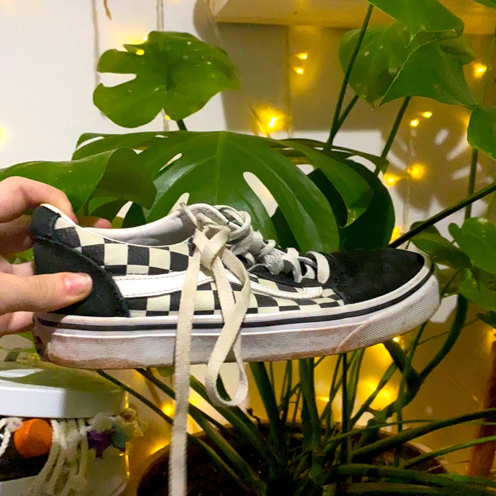 Checkered Vans